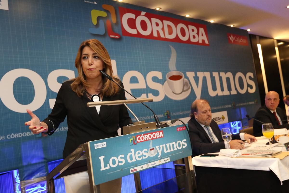 Susana Díaz, en 'Los Desayunos de CÓRDOBA'