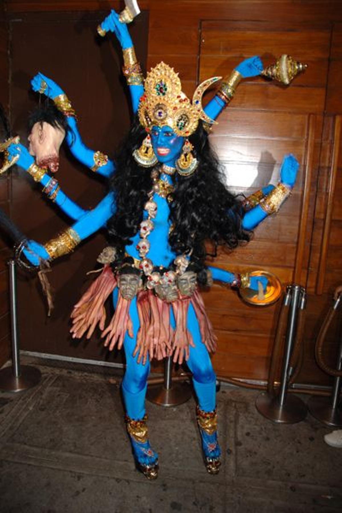Heidi Klum en Halloween disfrazada de Shiva