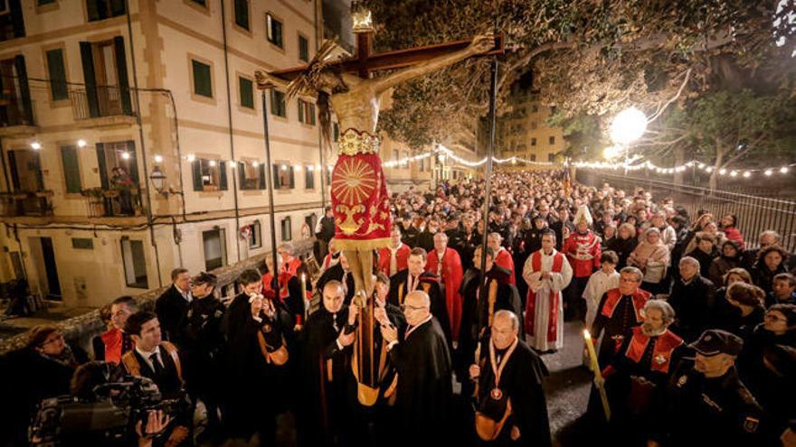 El Crist de la Sang sale el Jueves Santa.