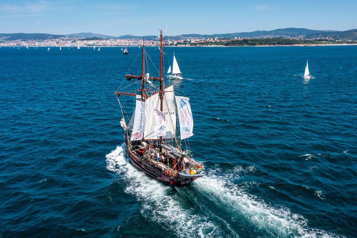 La Iacobus Maris arriba en Vigo