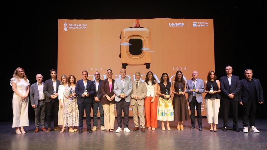 La gala de los II Premios Turismo de Levante-EMV en imágenes