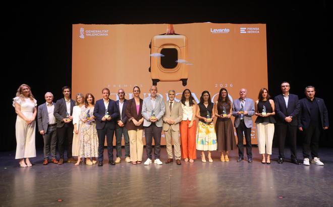 La gala de los II Premios Turismo de Levante-EMV en imágenes