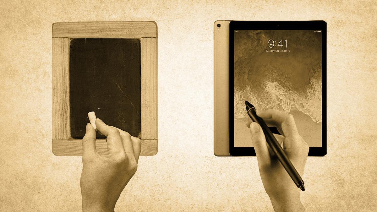 Tabletas a examen: ni fuera de clase ni sobresaliente