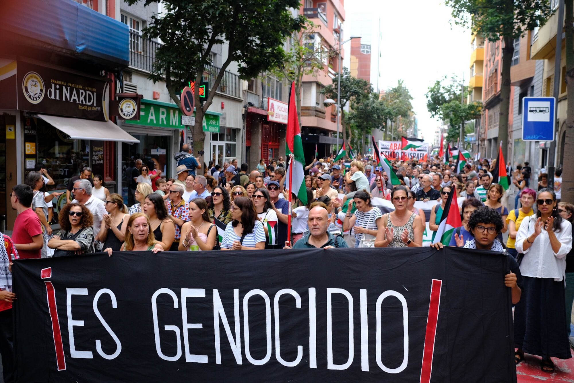  Manifestación en defensa de Palestina en Gran Canaria