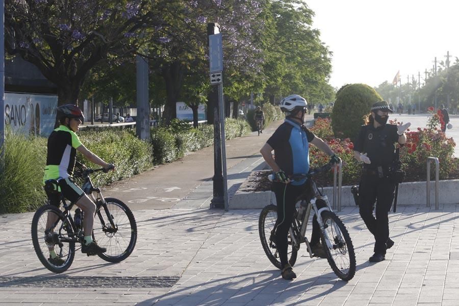 Coronavirus en Córdoba: numerosos cordobeses salen a pasear y a correr desde primera hora