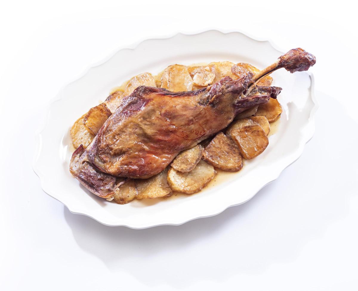 Ternasco asado de La Cazuela.