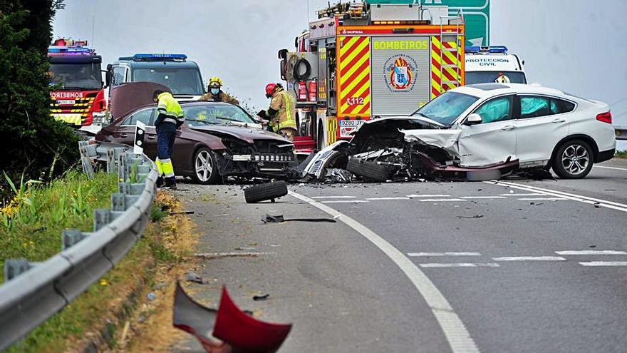 Cordal aboga por separar los carriles en el “punto negro” de la vía rápida en Cambados