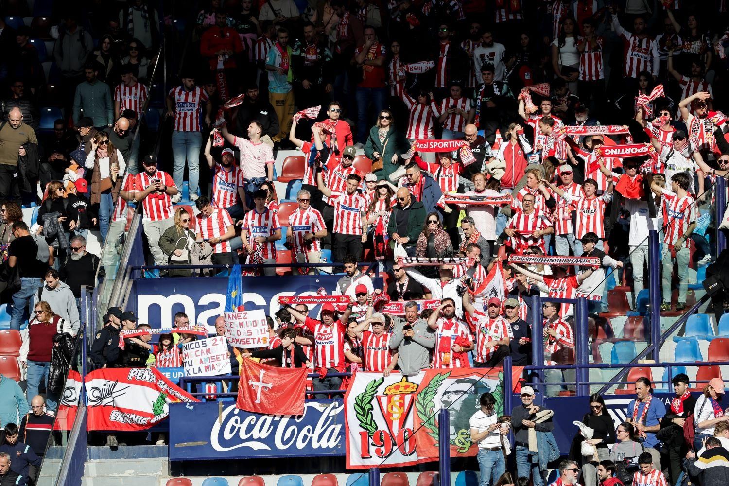 Así fue el partido entre el Sporting y el Levante