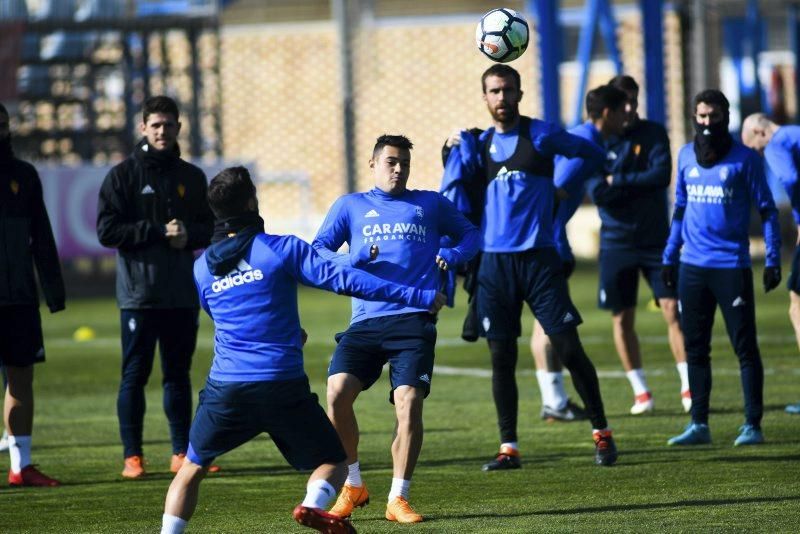 Entrenamiento del Real Zaragoza 24/2/2018