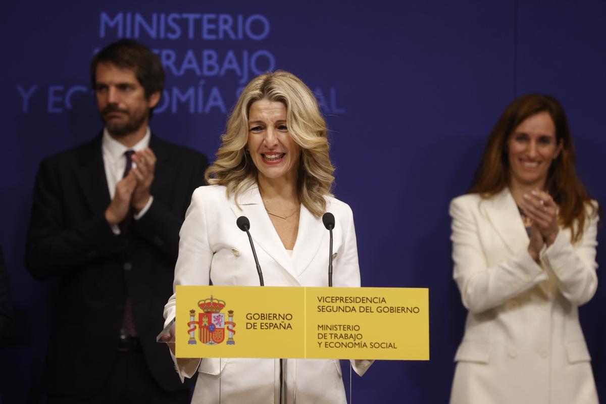 Yolanda Díaz toma posesión de su cartera como vicepresidenta segunda del Gobierno y ministra de Trabajo y Economía Social