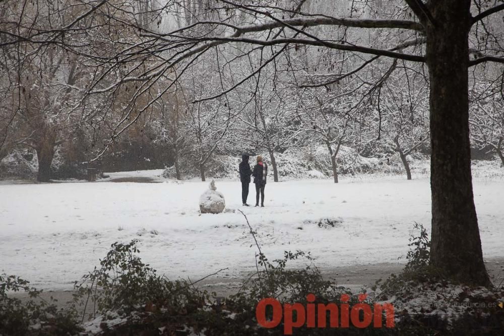 Nieve en las Fuentes del Marqués de Caravaca