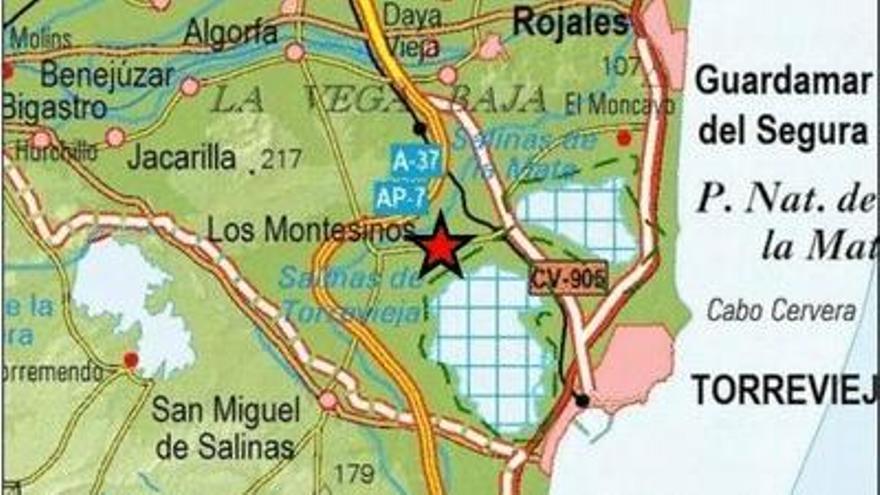 La Vega Baja registra un terremoto de 2,0 grados