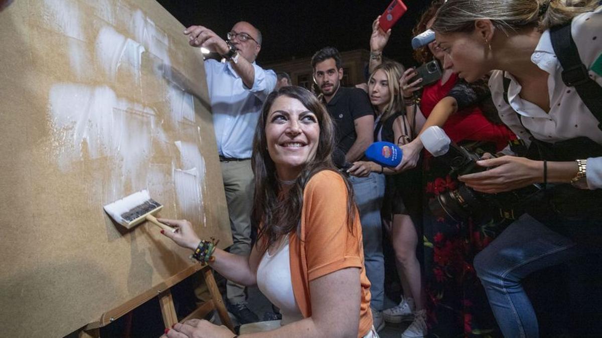 Macarena Olona, candidata de Vox a la presidencia de la Junta de Andalucía, arranca la campaña electoral este jueves en Granada.