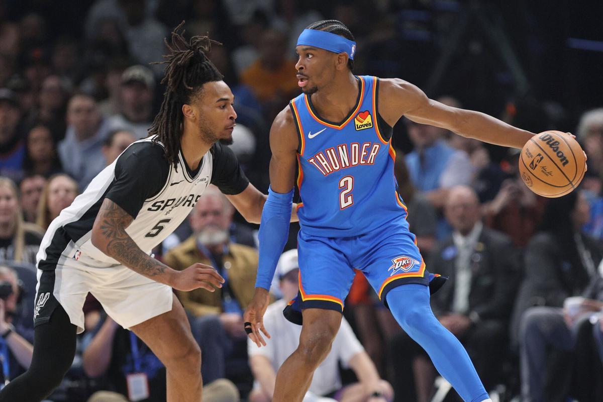 Shai Gilgeous-Alexander, clave en el triunfo de OKC sobre San Antonio