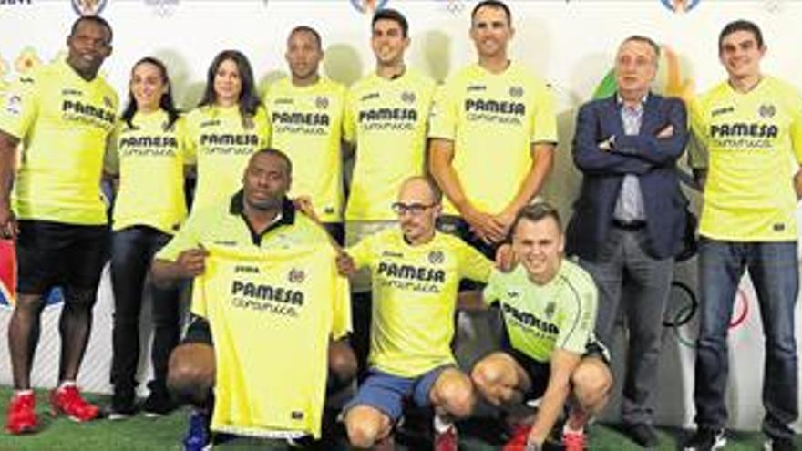 El Villarreal CF homenajea a los 16 deportistas que competirán en Río