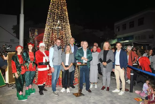 Encendido navideño en San Bartolomé de Tirajana