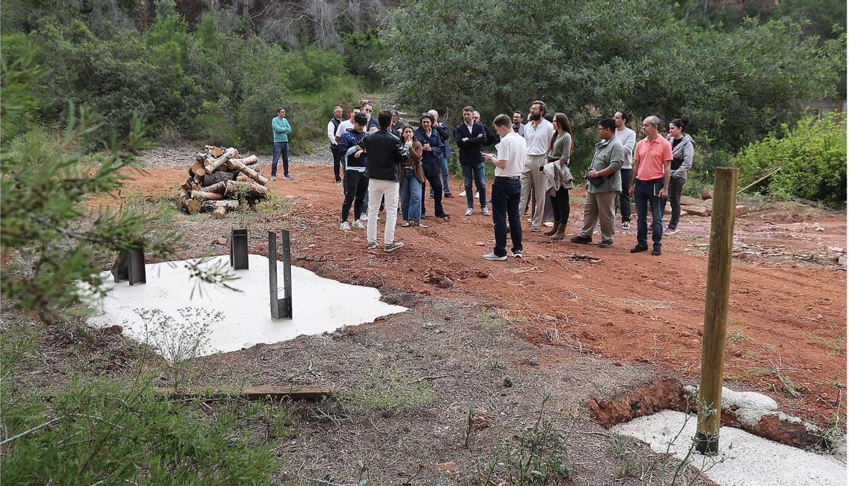 Los profesionales del sector de la hostelería visitan el paraje natural.