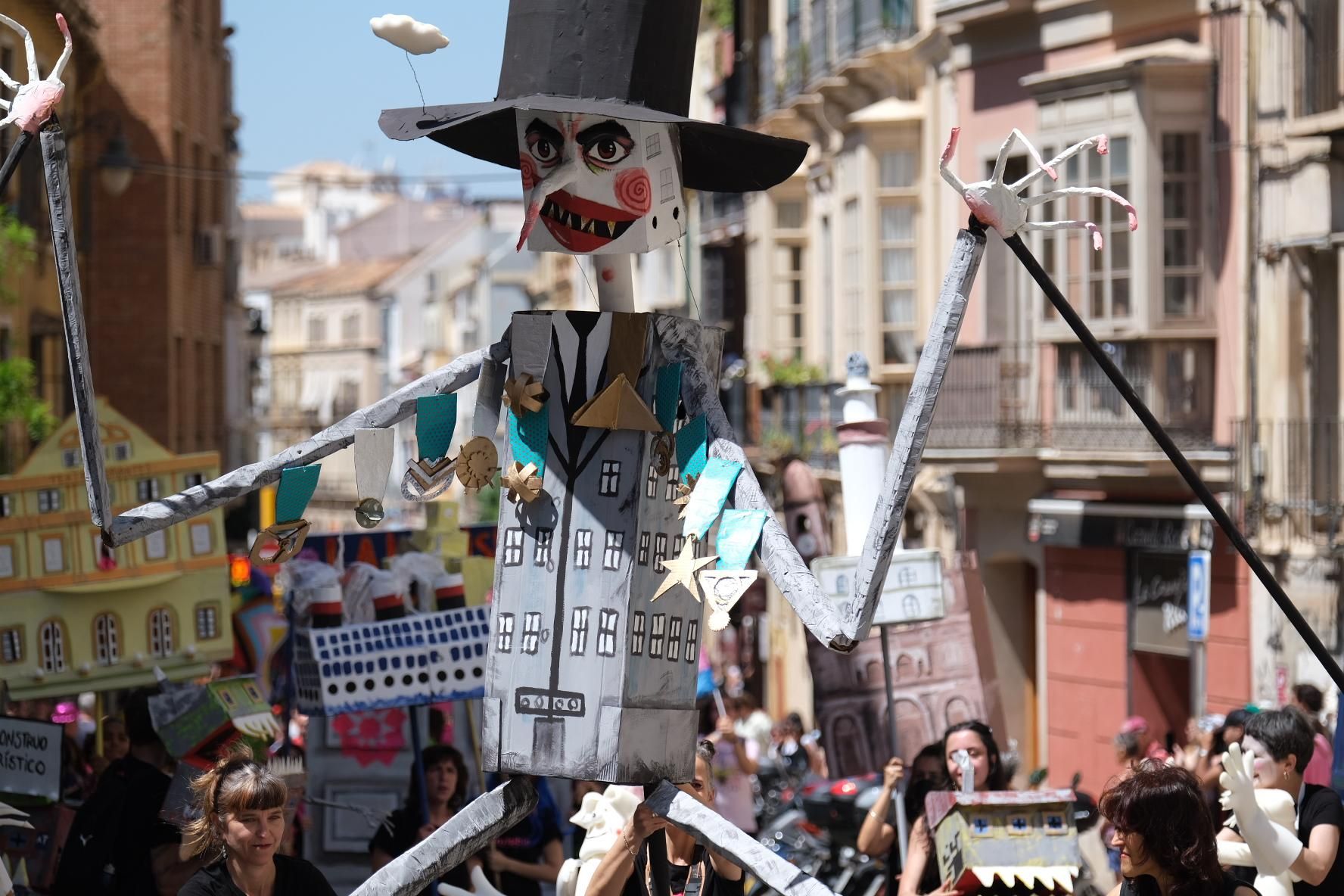 Manifestación de La Invisible contra su desalojo