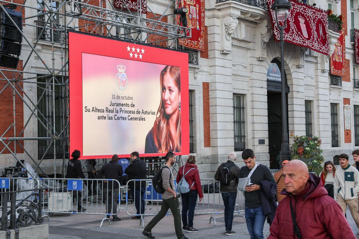 Las imágenes de la princesa Leonor que inundan Madrid