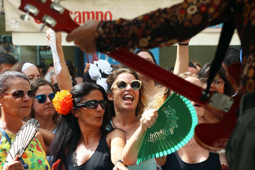 Lunes, en la Feria del Centro de Málaga