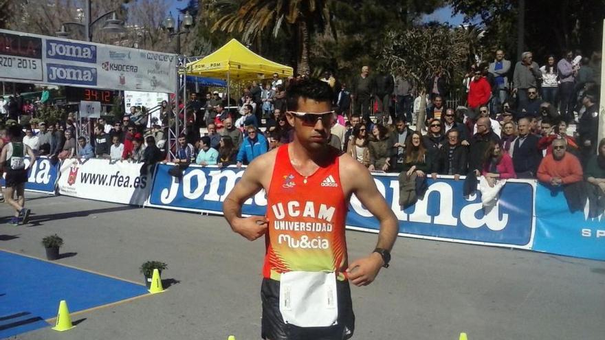 Miguel Ángel López, campeón de España de Marcha en Jumilla