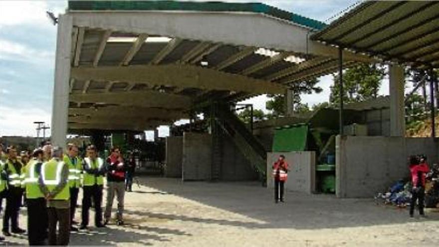 Inauguració de les noves instal·lacions del Centre de Tractament de Residus del Solsonès, ahir a la tarda