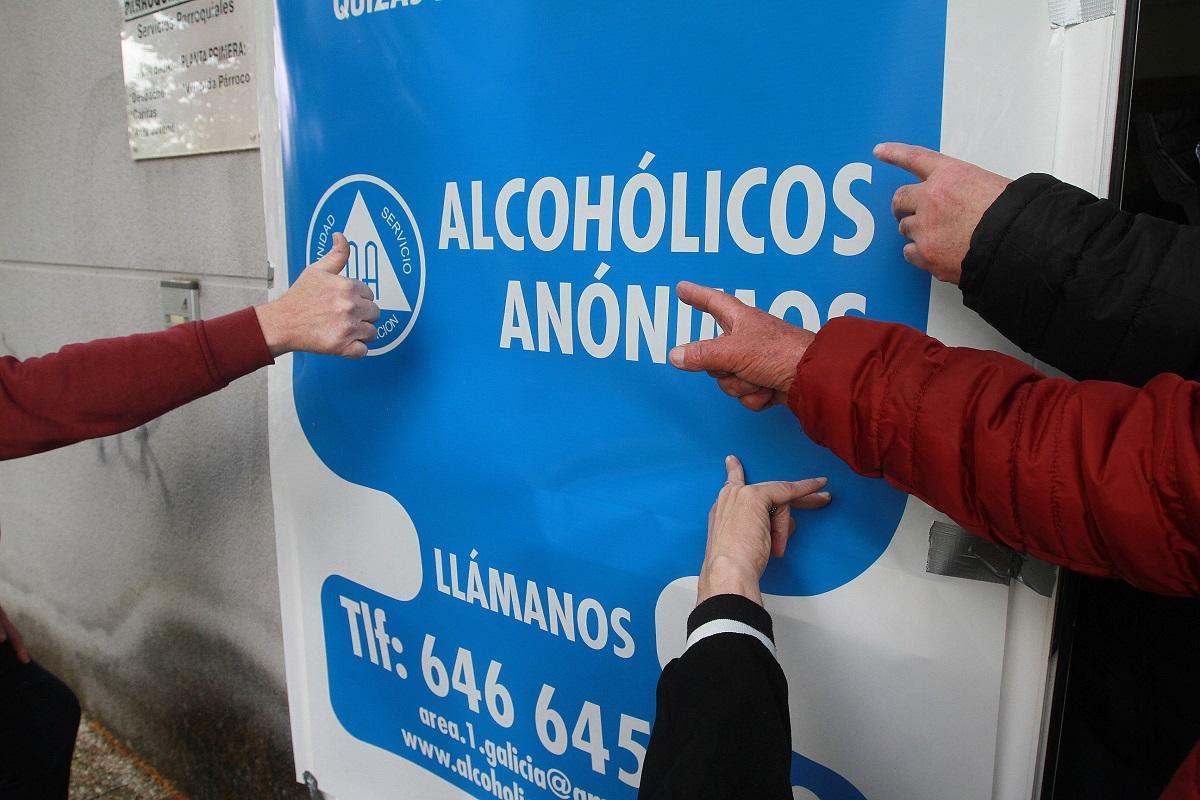 Un grupo de alcohólicos anónimos