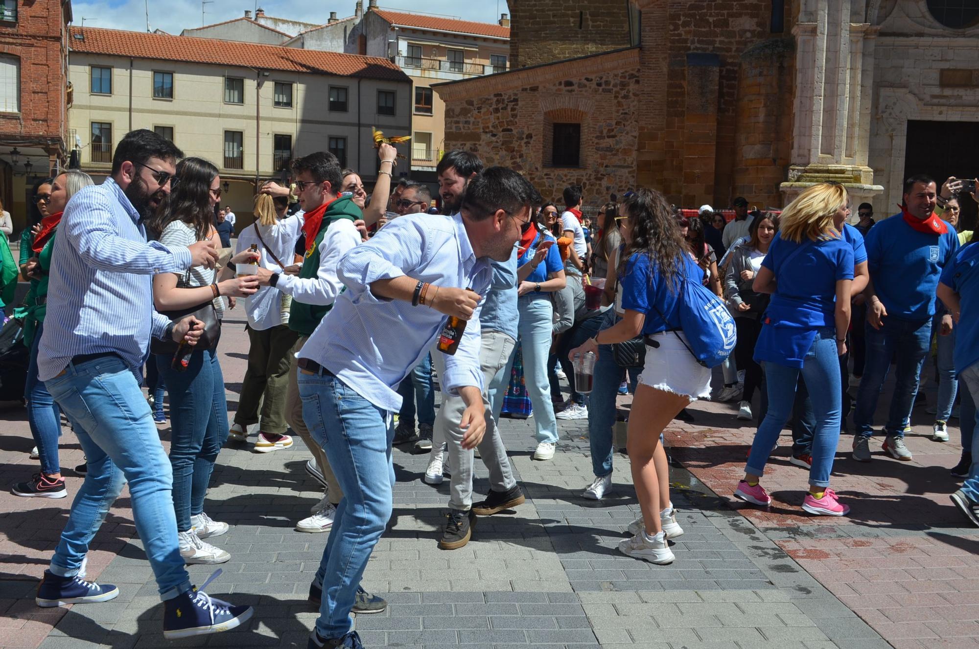 Fiestas de la Veguilla de Benavente: Gran animación en la Concentración de Charangas