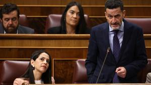 Inés Arrimadas y Edmundo Bal, en el Congreso de los Diputados.