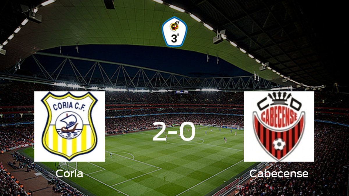 El Coria consigue la victoria ante el Cabecense (2-0)