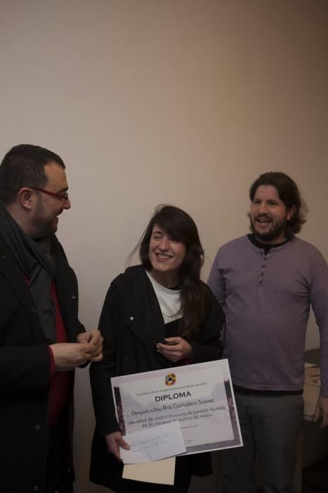 Entrega de premios del Concurso de Carteles del Descenso Folklórico del Nalón en La Pola de Laviana