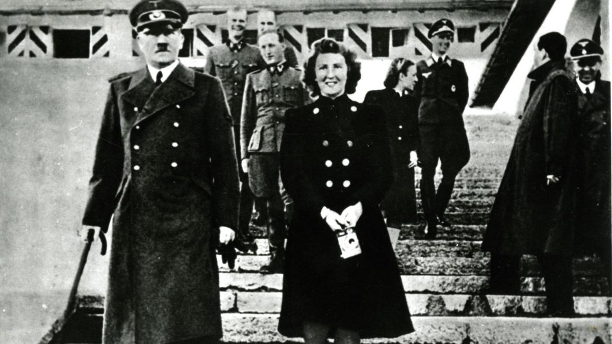 Adolf Hitler y Eva Braun.