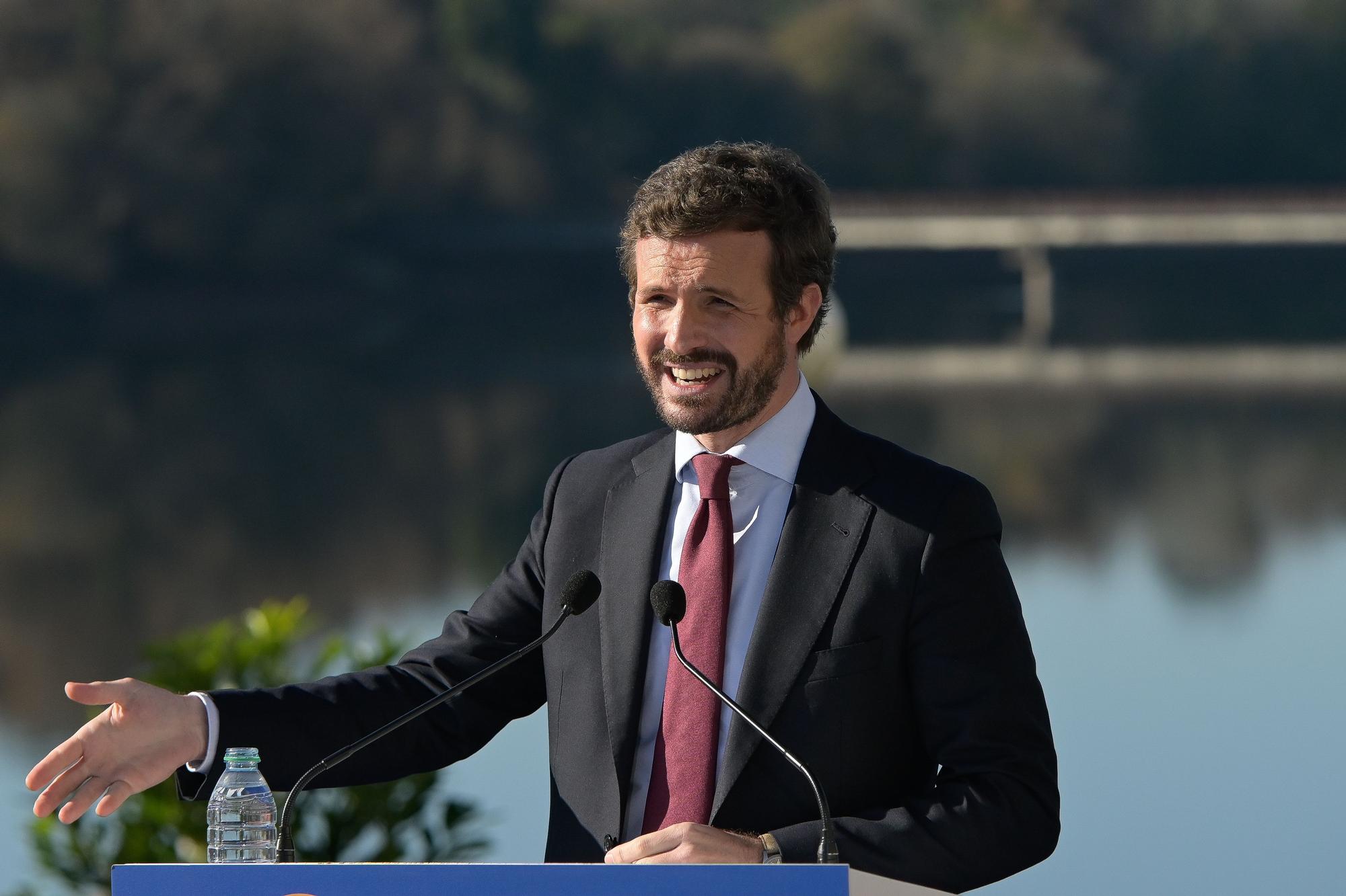 El presidente del PP, Pablo Casado.