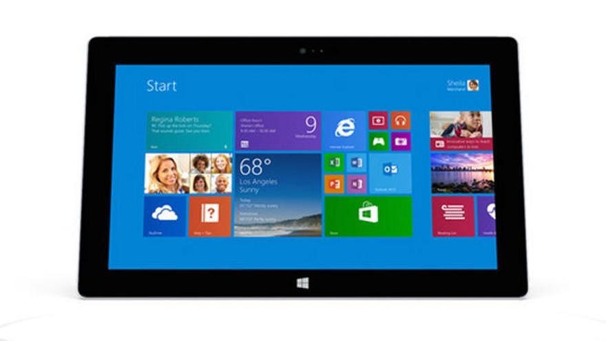 Una tableta Surface2.