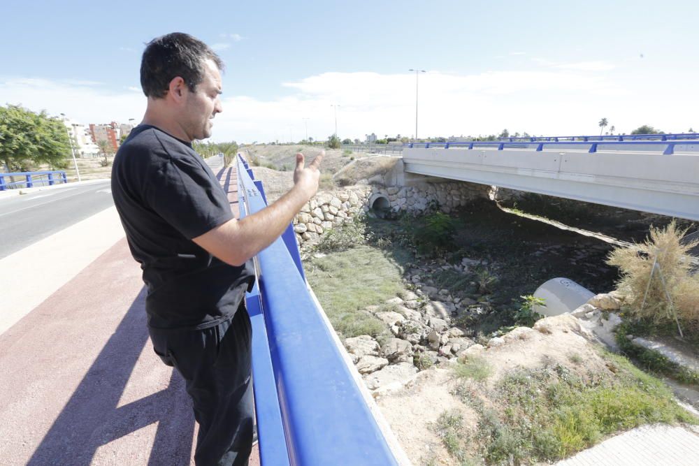 El estado del barranco de San Antón, con riesgo de