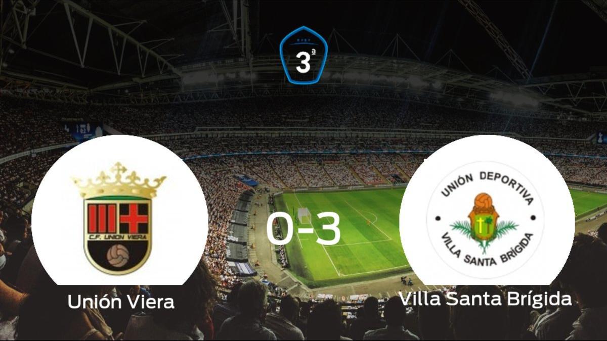 El Villa Santa Brígida se queda con los tres puntos frente al Unión Viera (0-3)