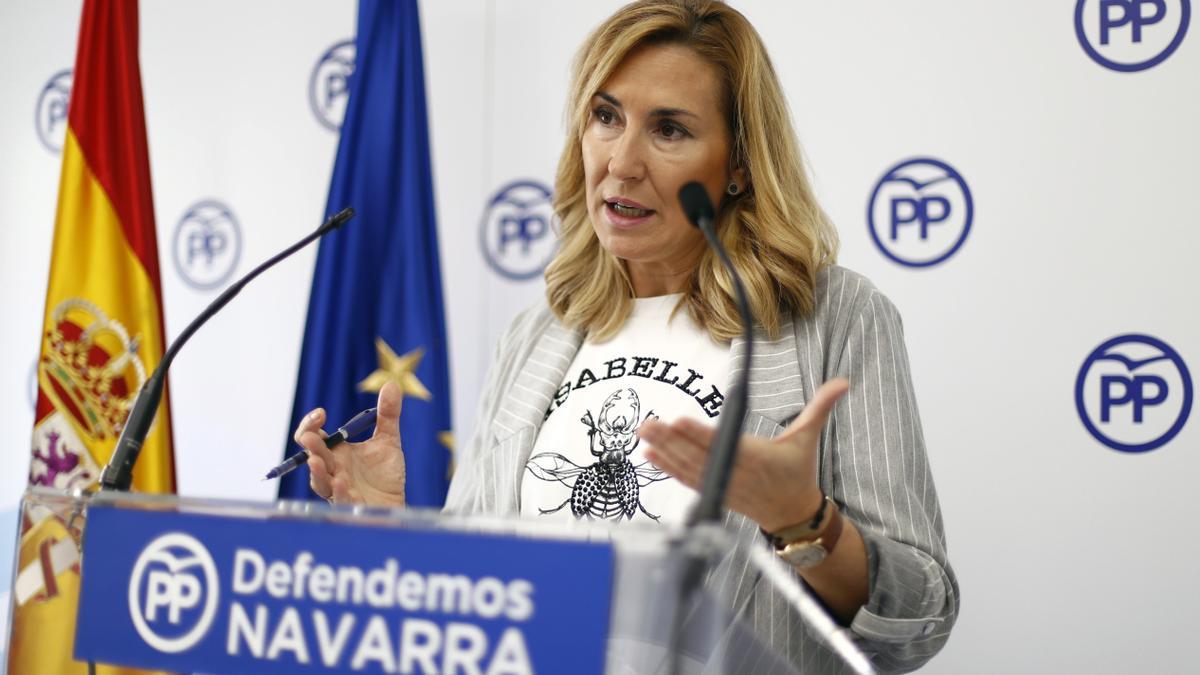 La presidenta del PP de Navarra y vicesecretaria nacional de Organización del PP, Ana Beltrán.
