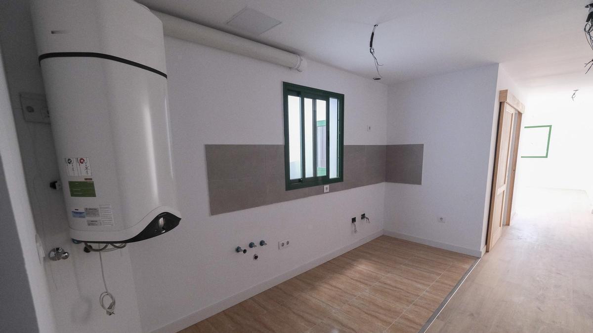 Interior de una VPO en Canarias.
