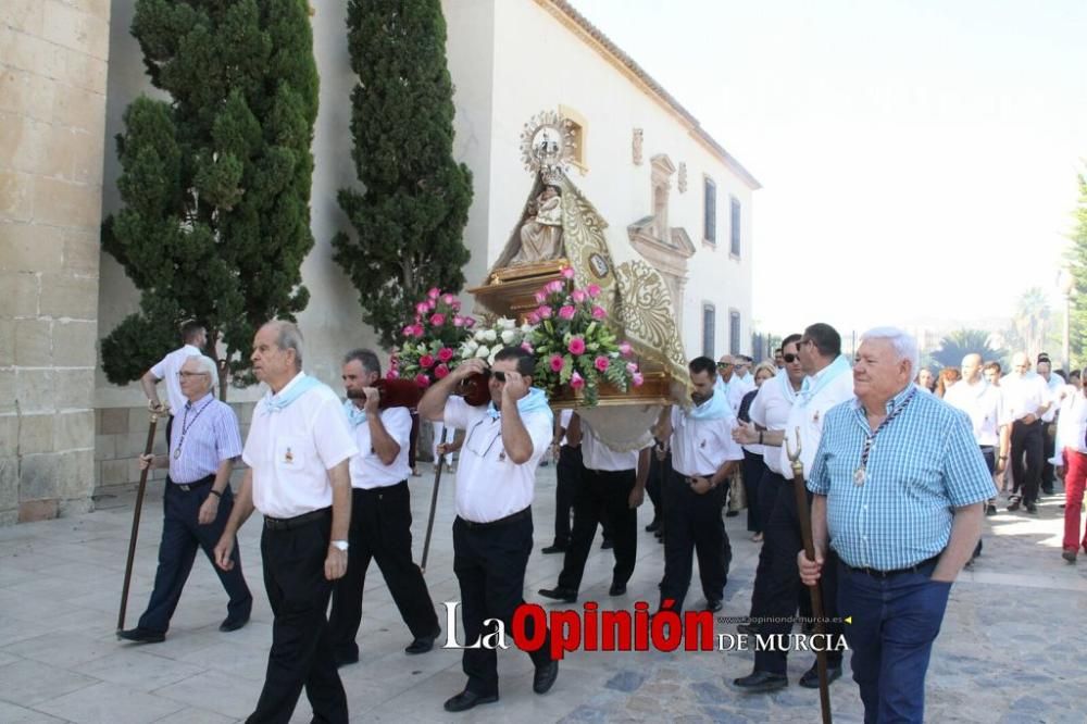 La Virgen de las Huertas llega a Lorca para las fiestas