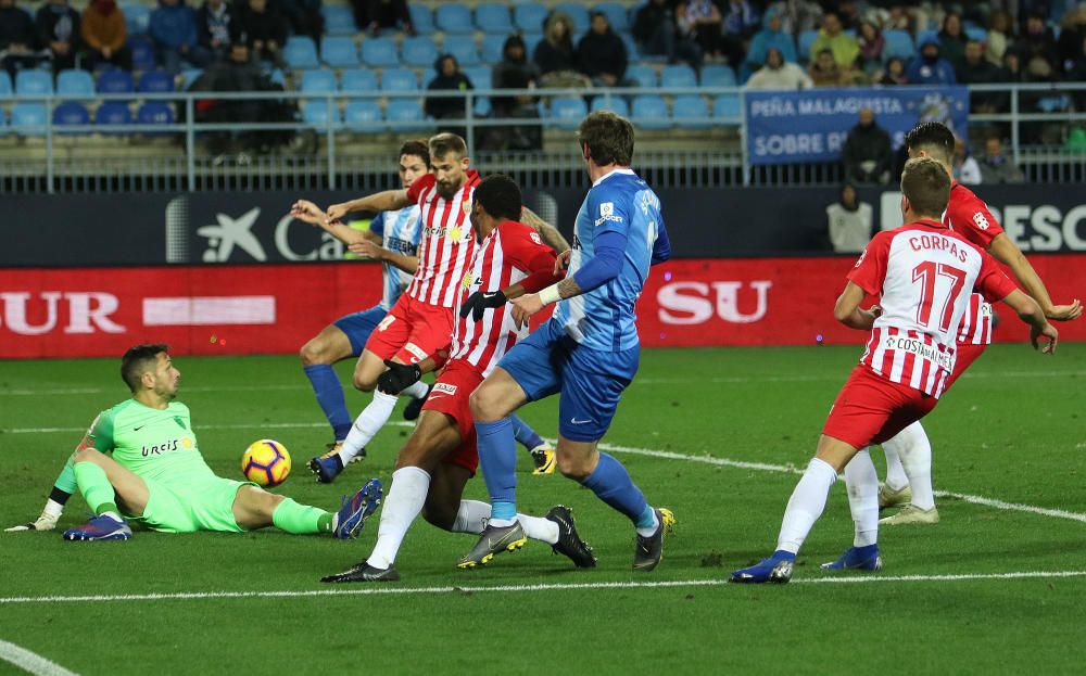 El conjunto blanquiazul regaló dos puntos en el último suspiro tras el tanto de Luis Rioja, que igualó el gol inicial de Adrián