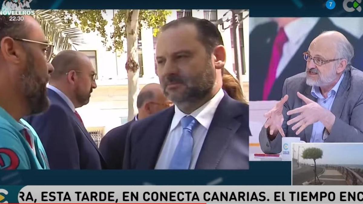 Captura del programa 'Conecta Canarias' durante la intervención de Paco Pomares