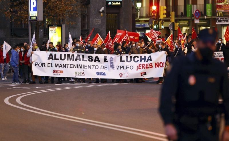 Manifestación de Alumalsa