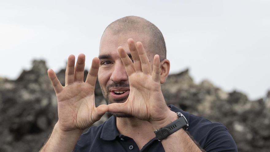 Pablo Álvarez, astronauta de la Agencia Espacial Europea: "Es muy bonito imaginar mi viaje al espacio, pero disfruto de entrenamientos como el de Lanzarote"