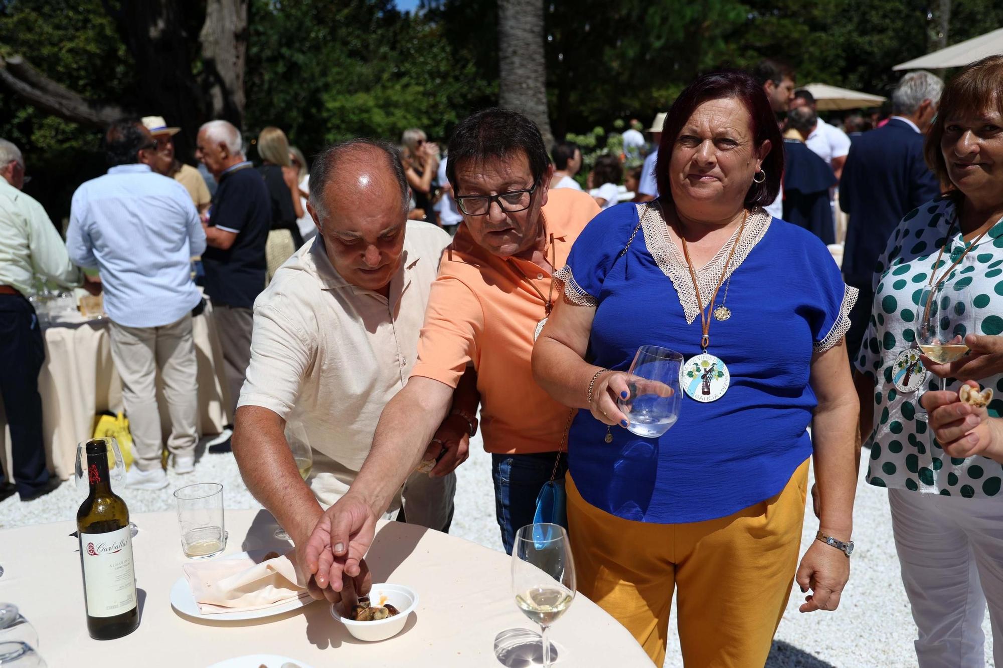 Un momento del XVII Capítulo da Orde da Ameixa de Carril.