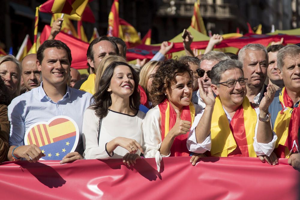 Manifestación en Barcelona por la unidad de España