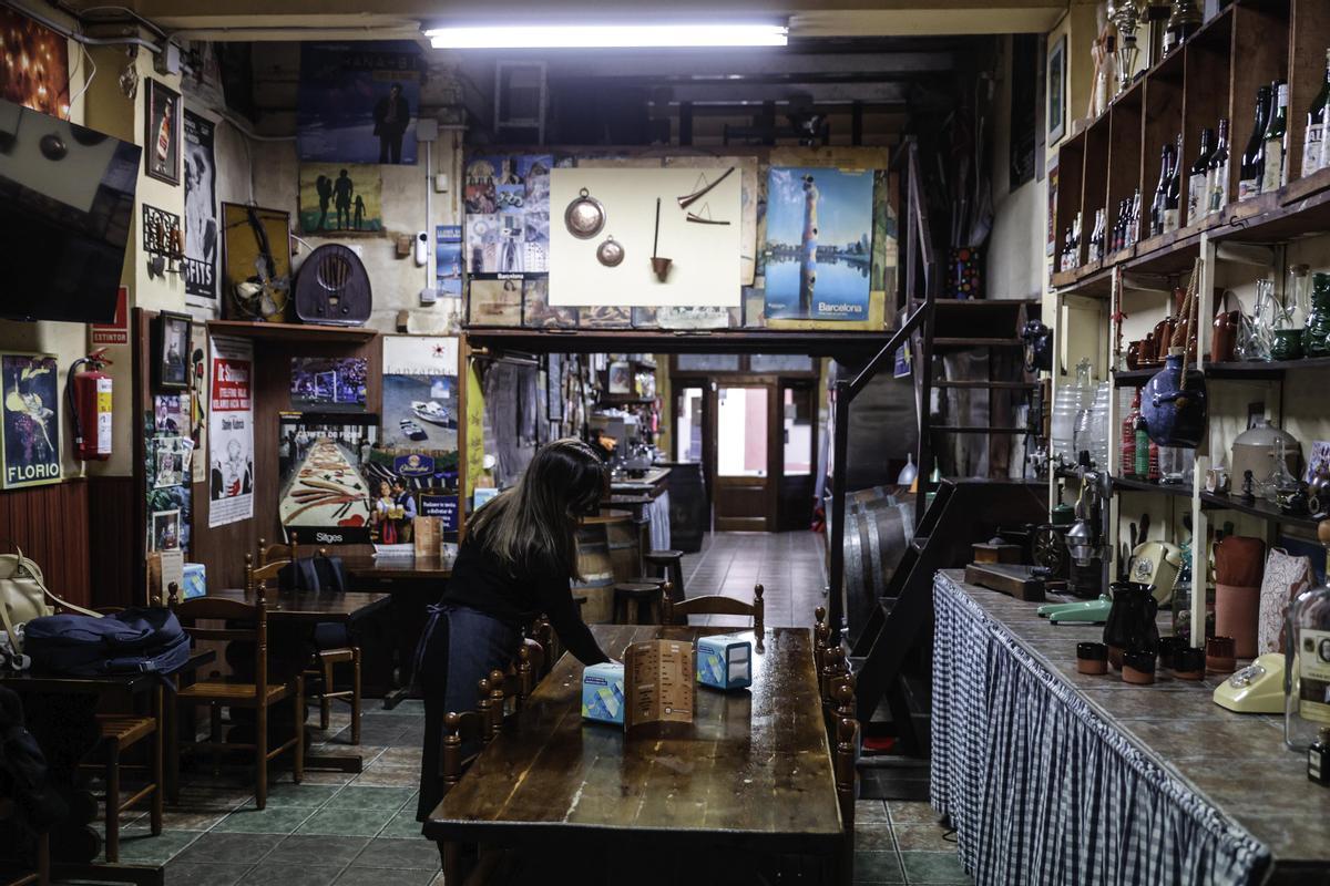 Amenaza de cierre para la bodega Cal Pep, en Gràcia.