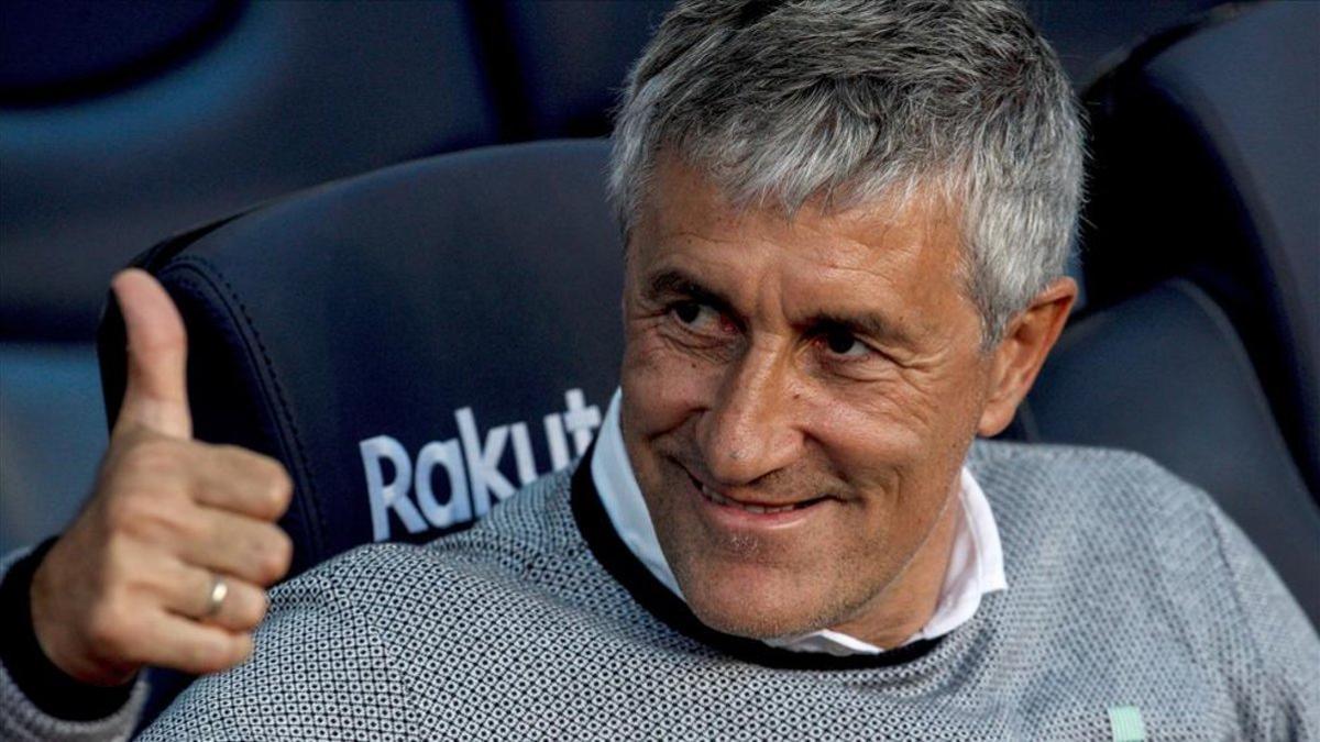 Quique Setién sentó cátedra en el Camp Nou