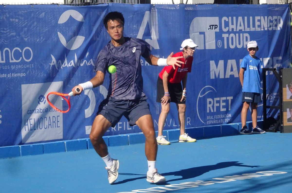 Fajing Sun, en la primera semifinal del torneo pozoalbense.