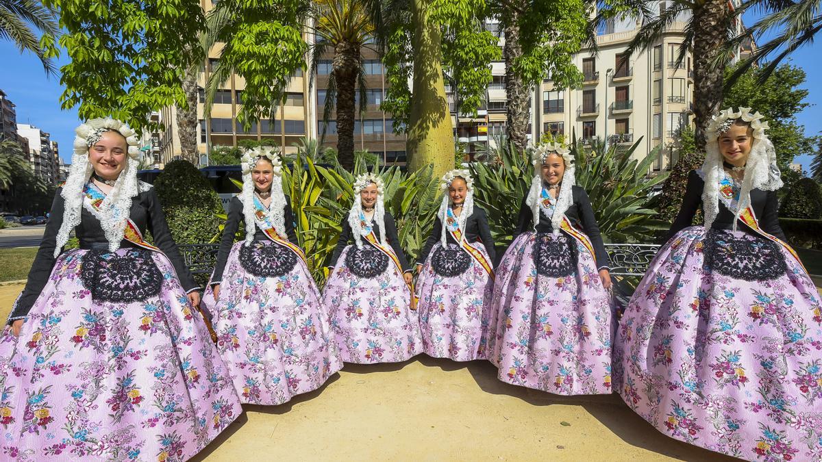 Las seis Damas del Foc infantiles han visto cumplido su sueño, ya que todas ellas lo deseaban desde siempre.