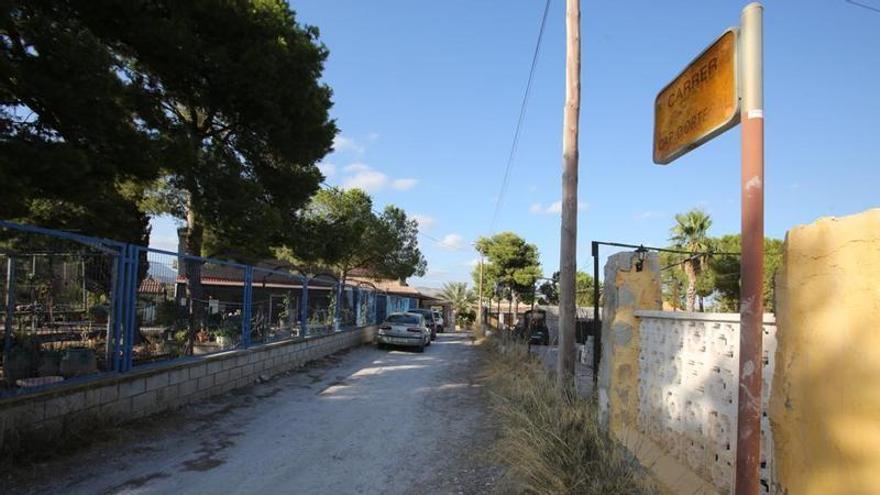 Calle Cabo Ortegal, en la Cañada del Fenollar